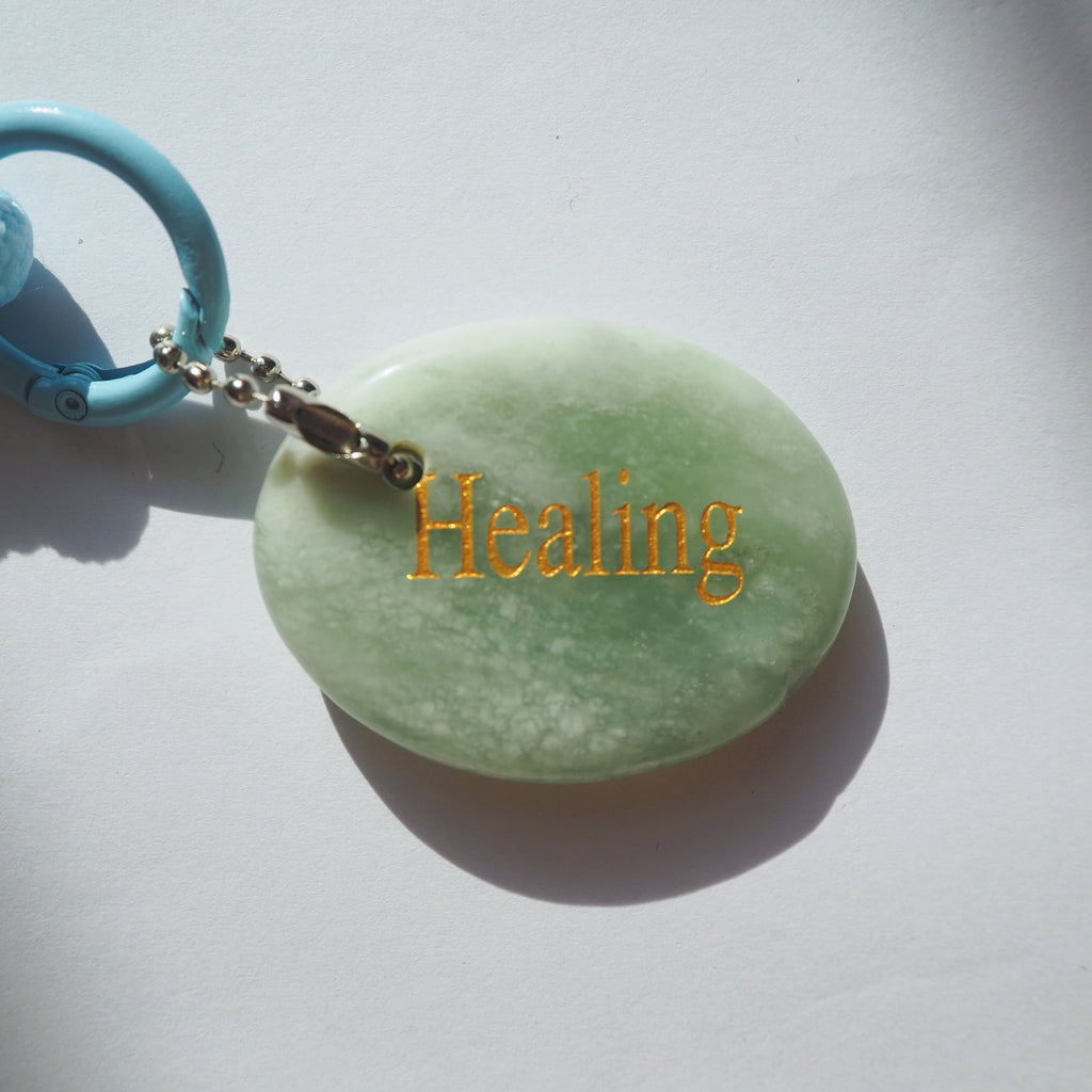 Cloud Spring · Healing — Xiu Jade Keychain for Calm & Renewal