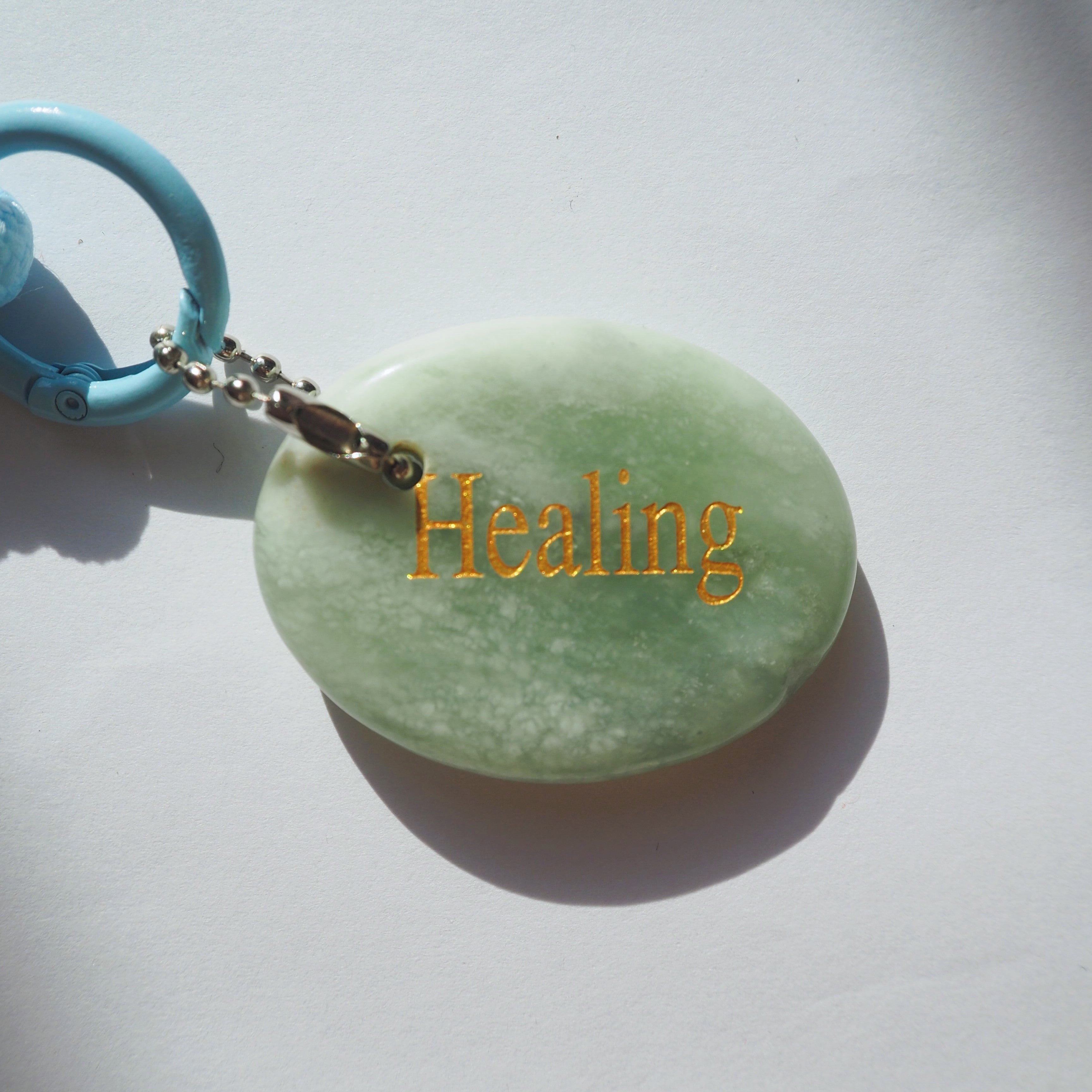 Cloud Spring · Healing — Xiu Jade Keychain for Calm & Renewal